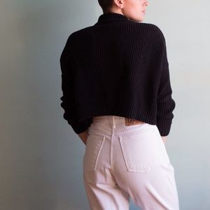 Vintage Zena Ultra High Waist Mom Jeans in White